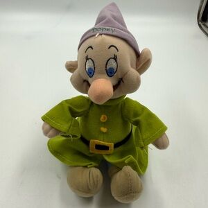 Disney 7 Dwarves Dopey Plush Toy 8 Inch
